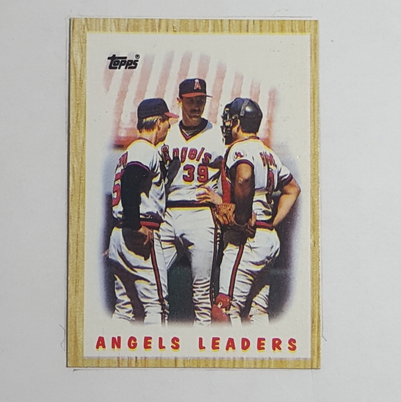 1987 Topps Angels Leaders - Picture 3 of 3